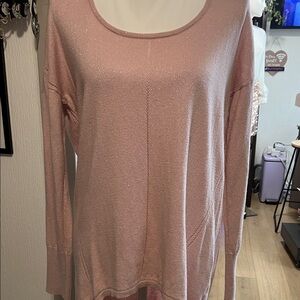 Jennifer Lopez Soft Pink Knit Top